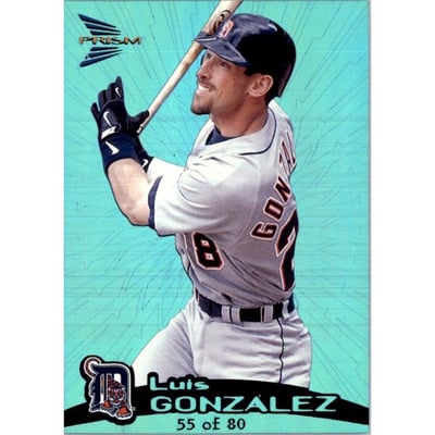 1999 Pacific Prism Holographic Blue #57 Luis Gonzalez
