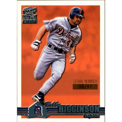 2000 Paramount Platinum Blue #89 Bobby Higginson