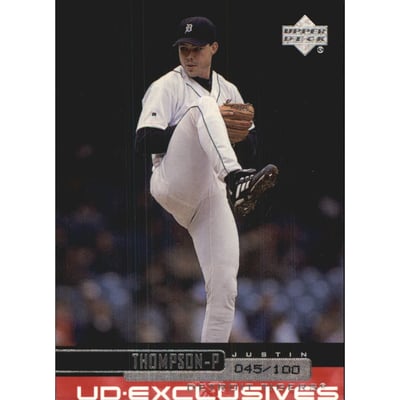 2000 Upper Deck Exclusives Silver #113 Justin Thompson