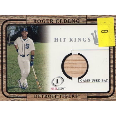 2001 Fleer Legacy Hit Kings #8 Roger Cedeno