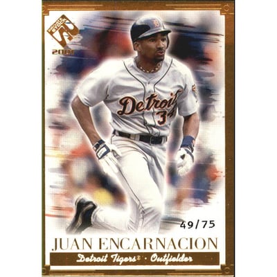 2001 Private Stock Gold Portraits #43 Juan Encarnacion