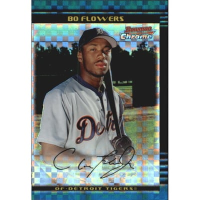 2002 Bowman Chrome Draft X-Fractors #65 Bo Flowers