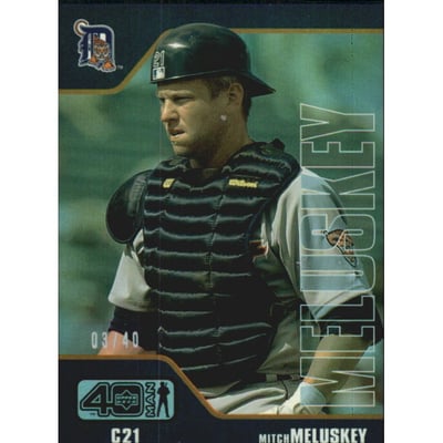 2002 Upper Deck 40-Man Electric Rainbow #352 Mitch Meluskey