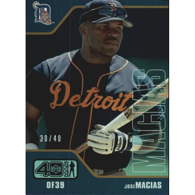 2002 Upper Deck 40-Man Electric Rainbow #353 Jose Macias