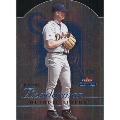 2003 Fleer Mystique Blue Die Cuts #96 Jeremy Bonderman RU