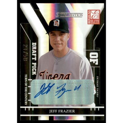 2004 Donruss Elite Extra Edition Signature Turn of the Century #342 Jeff Frazier DP/50