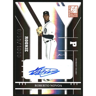 2004 Donruss Elite #177 Roberto Novoa AU/1000 RC