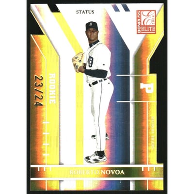 2004 Donruss Elite Status Gold #177 Roberto Novoa ROO