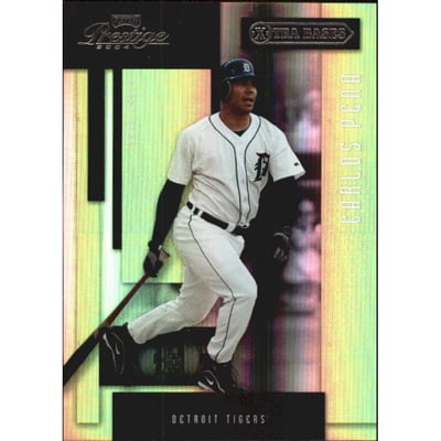 2004 Playoff Prestige Xtra Bases Black #70 Carlos Pena