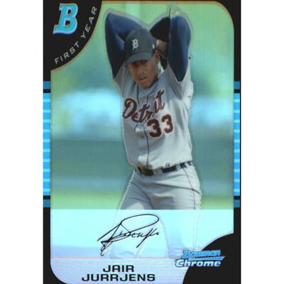 2005 Bowman Chrome Refractors #291 Jair Jurrjens