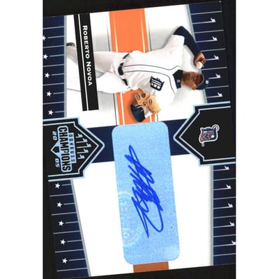 2005 Donruss Champions Impressions Autograph #389 Roberto Novoa T2