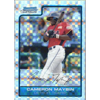 2006 Bowman Chrome Draft Future's Game Prospects X-Fractors #16 Cameron Maybin