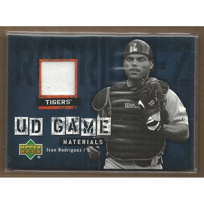 2006 Upper Deck UD Game Materials #IR Ivan Rodriguez Jsy S1