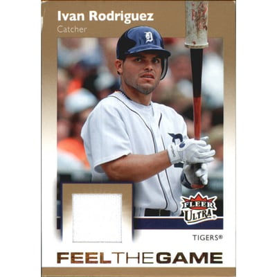 2007 Ultra Feel the Game Materials #IR Ivan Rodriguez