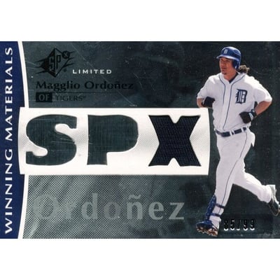 2008 SPx Winning Materials Limited Patch SPx #OR Magglio Ordonez