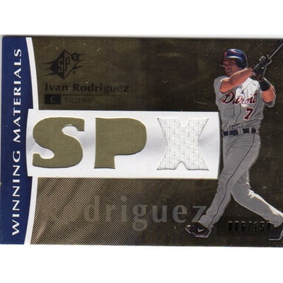 2008 SPx Winning Materials SPx 150 #HB Hank Blalock