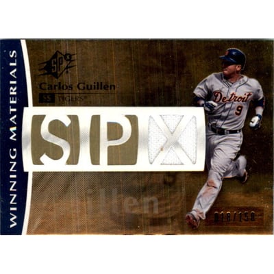 2008 SPx Winning Materials Team Initials 99 #CC Chad Cordero