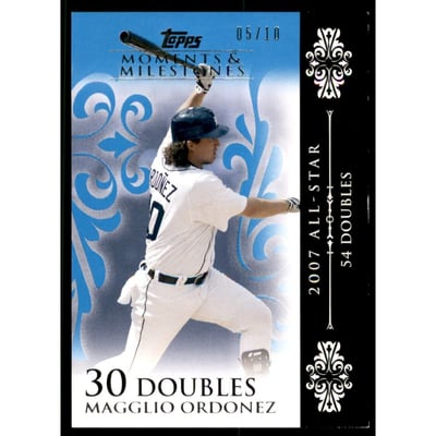2008 Topps Moments and Milestones Blue #27-30 Magglio Ordonez