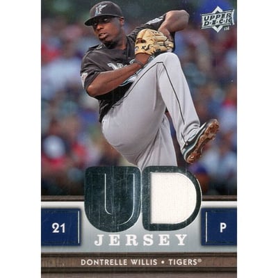 2008 Upper Deck UD Game Materials #WI Dontrelle Willis S2