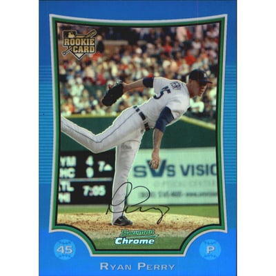 2009 Bowman Chrome Draft Blue Refractors #BDP19 Ryan Perry