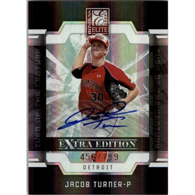 2009 Donruss Elite Extra Edition Signature Turn of the Century #9 Jacob Turner AU/799
