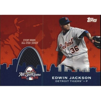 2009 Topps Update All-Star Stitches #AST39 Edwin Jackson