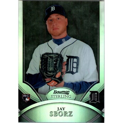 2010 Bowman Sterling Black Refractors #37 Jay Sborz