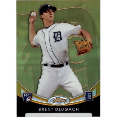 2010 Finest Refractors Gold #145 Brent Dlugach
