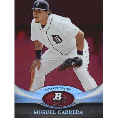 2011 Bowman Platinum Ruby #6 Miguel Cabrera