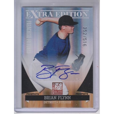 2011 Donruss Elite Extra Edition Franchise Futures Signatures #83 Brian Flynn