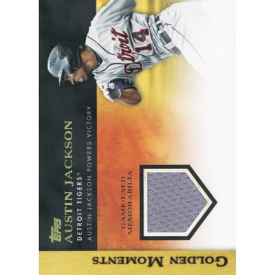 2012 Topps Golden Moments Relics #AJ Austin Jackson