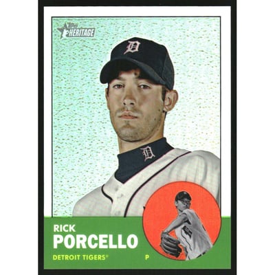 2012 Topps Heritage Chrome Refractors #HP89 Rick Porcello