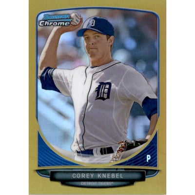 2013 Bowman Chrome Mini Gold Refractors #231 Corey Knebel