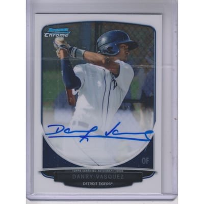 2013 Bowman Chrome Prospect Autographs #DV Danry Vasquez