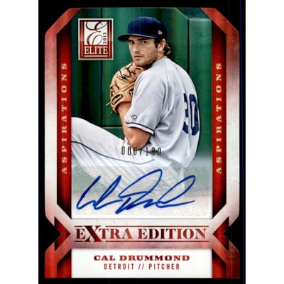 2013 Elite Extra Edition Signature Aspirations #43 Cal Drummond