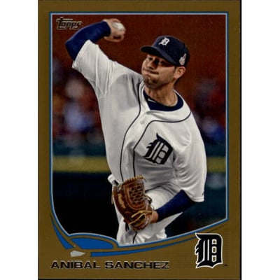2013 Topps Mini Gold #602 Anibal Sanchez