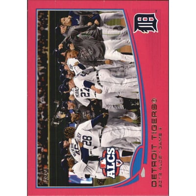 2013 Topps Mini Pink #179 Detroit Tigers