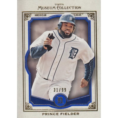 2013 Topps Museum Collection Blue #54 Prince Fielder