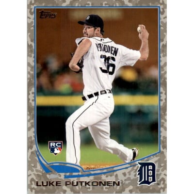 2013 Topps Update Camo #US43 Luke Putkonen