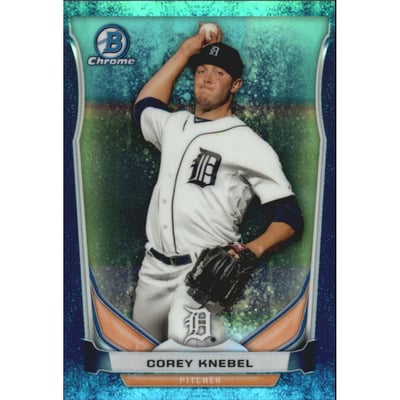 2014 Bowman Chrome Prospects Series 2 Bubble Refractors #BCP47 Corey Knebel
