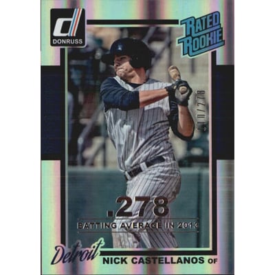 2014 Donruss Stat Line Season #33 Nick Castellanos/278