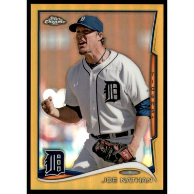 2014 Topps Chrome Gold Refractors #191 Joe Nathan