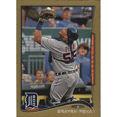 2014 Topps Mini Gold #28 Brayan Pena