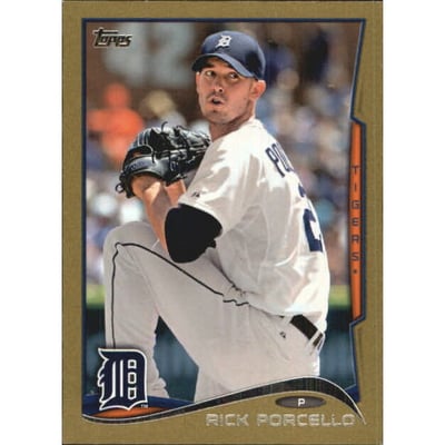 2014 Topps Mini Gold #384 Rick Porcello