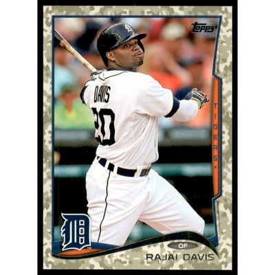 2014 Topps Update Camo #US207 Rajai Davis
