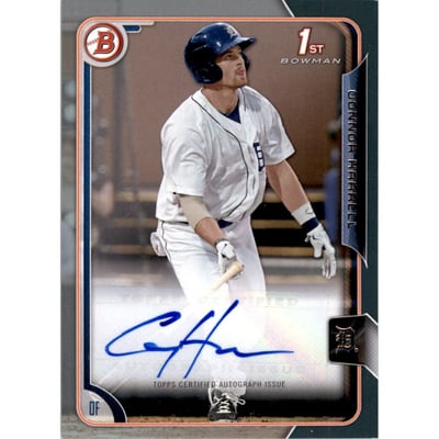 2015 Bowman Prospects Autographs Silver #PACH Connor Harrell