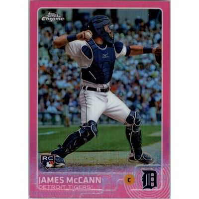 2015 Topps Chrome Pink Refractors #46 James McCann