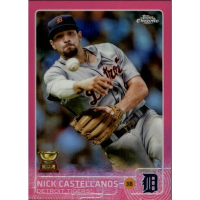 2015 Topps Chrome Pink Refractors #63 Nick Castellanos