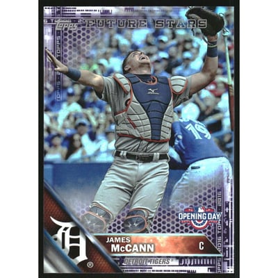 2016 Topps Opening Day Toys R Us Purple Foil #OD159 James McCann