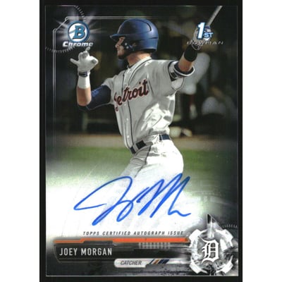 2017 Bowman Chrome Draft Autographs #CDAJM Joey Morgan